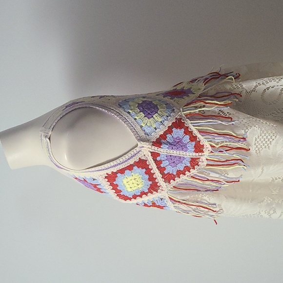 Refashioned Vintage Crochet Lace Dress ♻️ - Picture 4 of 8